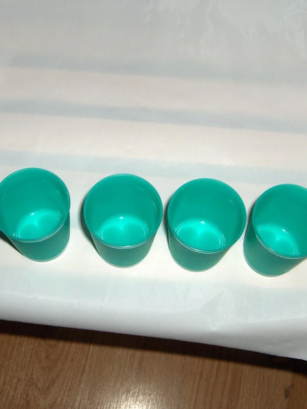 Vintage Tupperware Juice Cups, Lot of 4